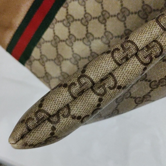 GUCCI "GG" Web 80's "Sherry Line" Hand Bag - Picture 7 of 10